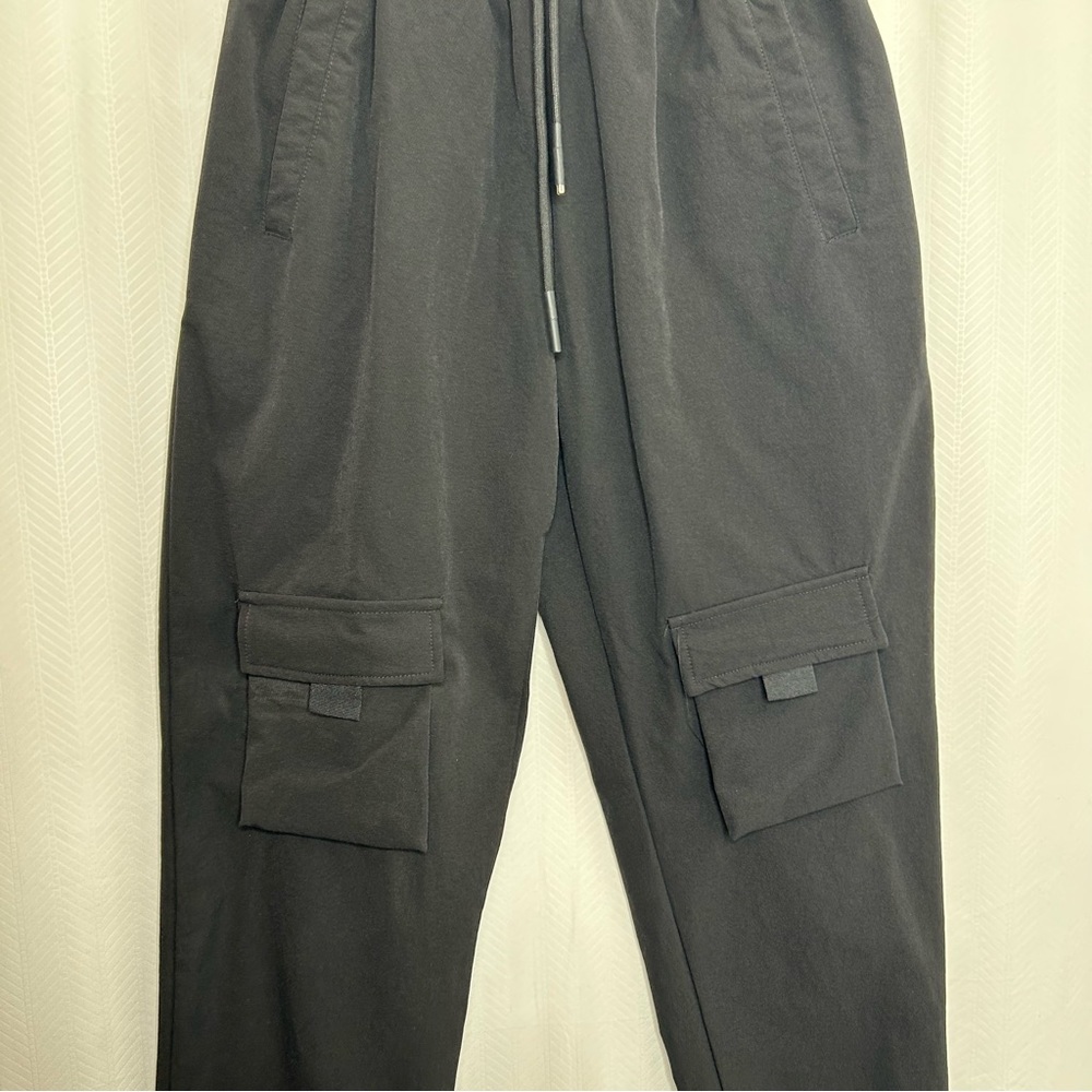 Maniere de Voir black cargo joggers - Picture 2 of 8